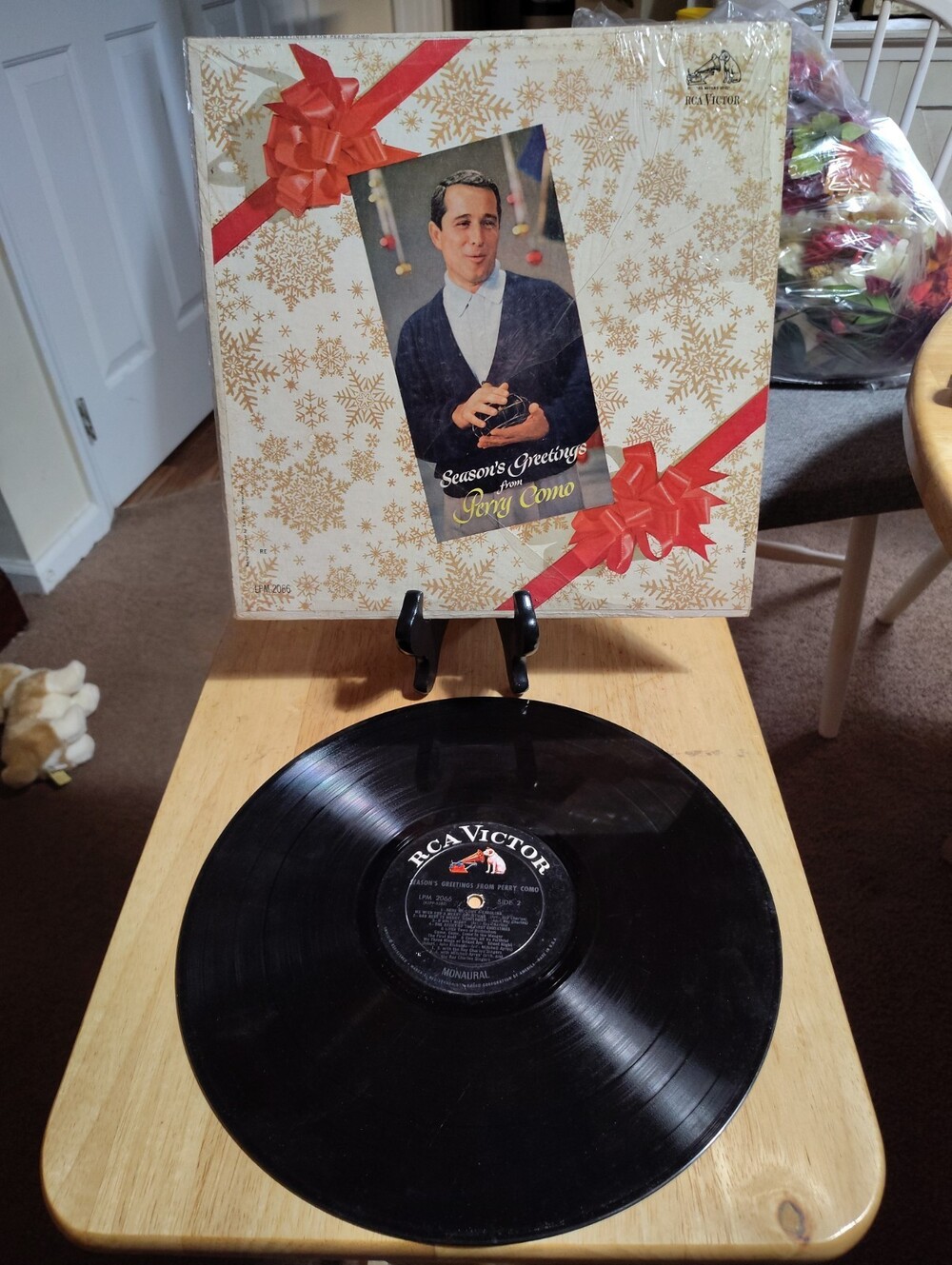 Vntg Seasons Greetings From Perry Como , Vinyl lp,LSP-2066